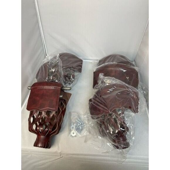 Set of 6 Heavy Duty PU Leather Billiard Pool Table Pockets (Dark cherry smooth) - Picture 7 of 7